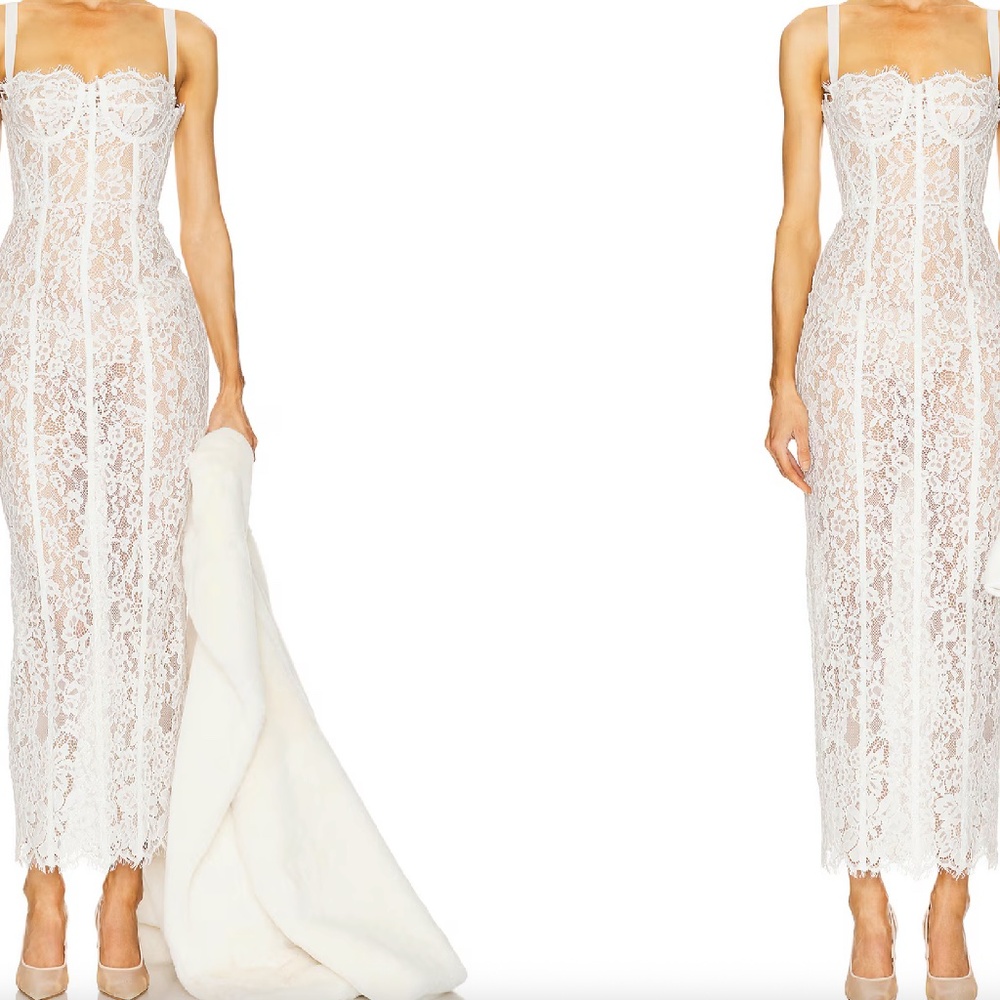 Helsa Lace Column Dress - Picture 6 of 7